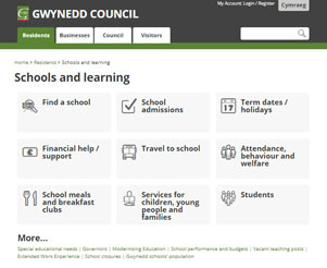 Gwynedd Council - Schools and leearning