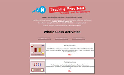 Teaching Fractions -  Decimals and Percentages